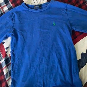 Blue Ralph Lauren polo shirt
